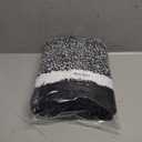 OLANLY Bathroom Rugs 36x24, Extra Soft and Absorbent Microfiber Bath Mat, Non-Slip, Machine Washable, Quick Dry Shaggy Bath Carpet, Suitable for Bathroom Floor, Tub, Shower (Large, Black)