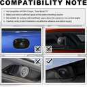 Silicone Backup Camera for Car Anti-Rain Cover,Waterproof Reverse Camera Rain Cover with Wider Design,Universal Backup Cameras Rain Shield Car Exterior Accessories for Most Vehicles