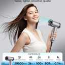 Cosy Companions Hair Dryer - High-Speed 150,000 RPM Hairdryer for Fast Drying, 500Million Negative Ionic & Thermo-Control & Cool Shot Button & HD Display Blow Dryer with Magnetic Diffuser & Nozzle