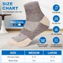 Diabetic Socks for Men,4 Pairs Non Binding Ankle Mens Diabetic Sock Size 9-12 10-13 (L)