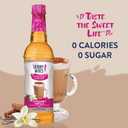 Jordan's Skinny Syrups Cinnamon Vanilla, Sugar Free Flavoring Syrup, 25.4 Ounce Bottle (EXP 08/30/25)