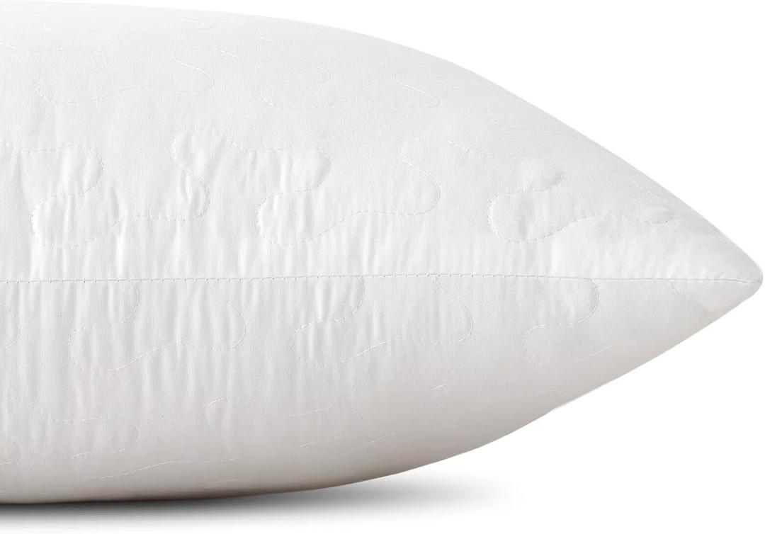 Shatex Smart Firm Pillow Standard for Side Sleepers,High and Hard Bed Pillow 1 Pack, Ultra Firm Adjustable Pillow