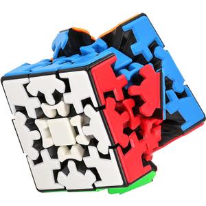 Gear Cube, 3x3x3 Magic Speed Gear Cube Twisty Puzzles Gear Cube 3D Puzzle Toys Brain Teasers