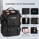 KastKing KarryAll Fishing Tackle Backpack with Rod Holder 4 Tackle Boxes,40/26L Tackle Bag Storage Fishing Gear and Equipment