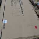 0.3mm Reinforced Metal Backing Glass White Board for Wall, 96" x 48" Extra Large Magnetic Pure White Tempered Glass Board with Frameless Design, 8' x 4' Dry Erase Board for Home, Office