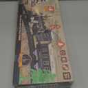 Electric Train Set, Ages 4-8  Christmas Train with Locomotive, Passenger Car, 6 Curves, LED Light & Sound  Indoor Toy for Kids, for Holiday Village or Train Table