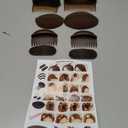 Hair Base Sponge Invisible Hair Clip Comb Bump It Up Volume Insert for False Hair Extensions Accessories, Brown (AJ Brown)