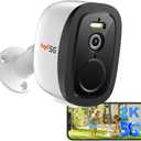 2K Security Cameras Wireless Outdoor with 2.4G/5G WiFi, Battery Powered Tuya Cameras for Home Security, AI Motion Detection, Two-Way Audio, Waterproof, Color Night Vision, Works w/Alexa