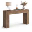 VASAGLE Entryway Table, Thick Tabletop Console Table, Farmhouse  11.8"D x 47.2"W