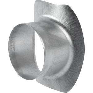Vent Systems 10" to 4" Inch Saddle Branch for HVAC systems - Collar Connector for Optimal and Efficient Airflow. Round Duct Takeoff for Duct Connection. Perfect for Upgrade and Retrofit Projects
