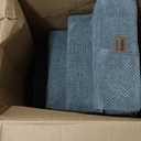 EHEYCIGA Dog Stairs for High Bed 22.5" H, 5-Step Dog Steps for Bed, Pet Steps for Small Dogs and Cats, Non-Slip Balanced Pet Ramp Indoor, Grey