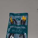 IDISON Multi Charging Cable (3ft 2Pack), 4 in 1 Charging Cable Travel Essentials Nylon Braided Cord USB A/C Port iPhone Charger Cord with Type C Lightning USB for Apple iPhone Android Phone