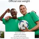 Senston Soccer Ball Size 5-PU Soccer Ball for Aadult - Official Match and Game Ball - Youth & Adult Soccer Players