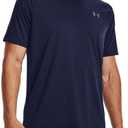 Under Armour Men's Tech Shirt Sleeve (Midnight Navy/Pitch Gray, XXL)