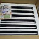 Modern AC Vent Cover 12x12, Premium Linear Slot Diffuser