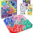 Stitch Pop Up Board Game - Bundle with Lilo and Stitch Board Game for Kids with Pop Up Dice Plus Tattoos, Activity Book, More | Stitch Games for Birthday Party