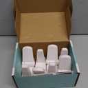 Door Lever Locks (4 Pack) - Prevents Toddlers from Opening Doors - Durable ABS with 3M Adhesive - Easy One-Hand Operation for Adults, No Tools Needed (White)