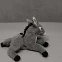 DolliBu Laying Donkey Stuffed Animal - Soft Huggable Donkey Plush Toy, Adorable Playtime, Cute Farm Life Cuddle Gifts, Super Soft Plush Doll Animal Toy for Kids and Adults - 9 Inches