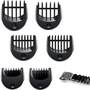Beard Trimmer Replacement Head Compatible with Series 56 and 7 .1/2/3/5/7/9mm 6pcs Comb Trimming Attachment, for Electric Shavers 5018s5020s6075cc 7071cc7075cc7085cc7020s5050cs6020s 6072cc