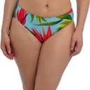 Fantasie Swim Women's Pichola Mid Rise Bikini Brief (X-Large, Aqua)