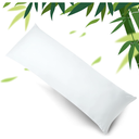 Bamboo Pillow Cover, White, Size 20*54, 2 pcs
