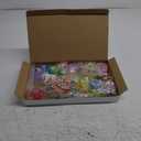 72pcs Halloween Party Favors for Kids, Glow in the Dark Halloween Toys for Kids, Party Supplies, Light Up Rings Spin Bracelet, Goodie Bag Stuffers, Halloween Toys Prizes Gifts Bulk for Trick or Treat