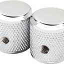 Fender Pure Vintage 58 Telecaster Knurled Knobs, Chrome