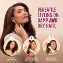 Shark HT202 SmoothStyle Heated Comb + Blow Dryer Brush, Dual Mode, for All Hair Types, Silk