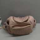 Mommore Diaper Bag Backpack, Stylish Travel Baby Bag with Insulated Pockets, Changing Pad and Stroller Straps for Toddler (S-Pink, Small-17L)