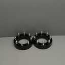 KSP 8x170 Wheel Spacers for F250 F350 2003-2024, 2"(50.8mm) Heavy Duty Tire Spacers with 14mmx1.5 Studs 125mm Center Bore, Forged Lug-Centric Wheel Spacer Fit 8 Lug F250 F350, Not Hub Lip (2" 2003-2024 F250 F350, Black)