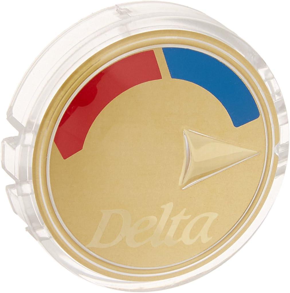 Delta Faucet RP20542PB Hot/Cold Indicator Button for 13/14 Series, Polished Brass