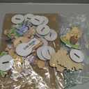 16 Pcs Winnie Centerpieces for Baby Shower, Winnie Wood Table Centerpieces, Cute Animals Decor Cutout Shapes Creatures Table Topper, Baby Shower Party Decor Supplies, Birthday Decorations Supplies