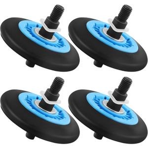 WE01X32497 Replacement Dryer Drum Roller, Compatible with Dryer Roller Kit, Replace WE01X10269 4964134 AP7179728 PS16659507 EAP16659507