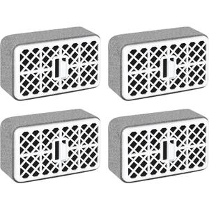 4 Pack Deodorizer Filter Cartridges Compatible with TOTO Washlet THU6474-01 THU6072 S500E S550E K300 C2 C5 SW3074 SW3054T40 SW3056T40, Bathroom Toilet Deodorizing Carbon air Filter