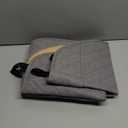 ENOGE Car Seat Cover, Front Car Seat Covers, Driver Seat Protector with Soft & Breathable Cloth Fabric for All Seasons Universal Fits Most Automotive, Van, SUV, Truck (Gray,1 Front) (Linen-Gray-5)