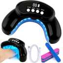 Nail Fungus Laser Treatment LED Light Device-Nail Fungus Treatment,Solution for Damaged Discolored Thick Toenails & Fingernails - Black