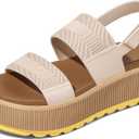 Lovee Cosee Platform Water Sandals for Women Chunky Wedge Lug Sole Comfortable Waterproof Summer Walking Beach Shoes 9