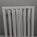 Pet Gate - 3-Panel Indoor Foldable Dog Fence for Stairs, Hallways, or Doorways - 55x24-Inch Retractable Freestanding Dog Gates by PETMAKER (White)