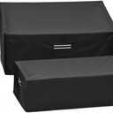 loriano Patio Furniture Covers, 4 Piece Outdoor Furniture Cover Waterproof, Patio Furniture Cover Set, Lawn Patio Set Covers Black