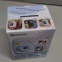 kiimento Instant Print Digital Camera, Ink-Free Thermal Printing with 4 Color-Themed Paper Options, 2.4 HD Screen, Selfie Lens, 48MP Photo, 1080p Video, 32GB Memory Card  Model P2 (Sky Blue)