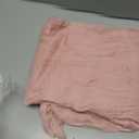 Pureegg 2-Pack Cheesecloth Table Runner, 120'' Easter Spring Boho Gauze Table Cloth Decorations for Party, Baby Shower, Wedding and Farmhouse, Fabric Room Decor, Dusty Pink