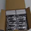 BESTTEN 20 Pack Single Pole Decorator Wall Light Switch with Wallplate, 15A 120/277V, On/Off Rocker Paddle Interrupter, UL Listed, White