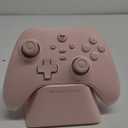 Machenike G3V2 Bluetooth Controller for Pc/Switch/Ios/Android, Hall Effect Joysticks, RGB Lighting Gaming Controller,2 Programmable Buttons,1000mah Battery With Charging Station, Pink (Pink PE UG)