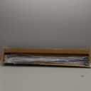 6 Pcs Rope Stakes Black Steel Stakes with Loop Fence Poles for Creating a Rope Border Around Flower Beds, Trees, Garden, Walkways