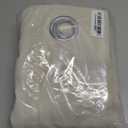 SimpleHome 100% Blackout Curtains for Bedroom, Thermal Insulated Cream Grommet Window Drapes Room Darkening Curtains for Living Room with Black Back, 52 x 36 Inch, 2 Panels