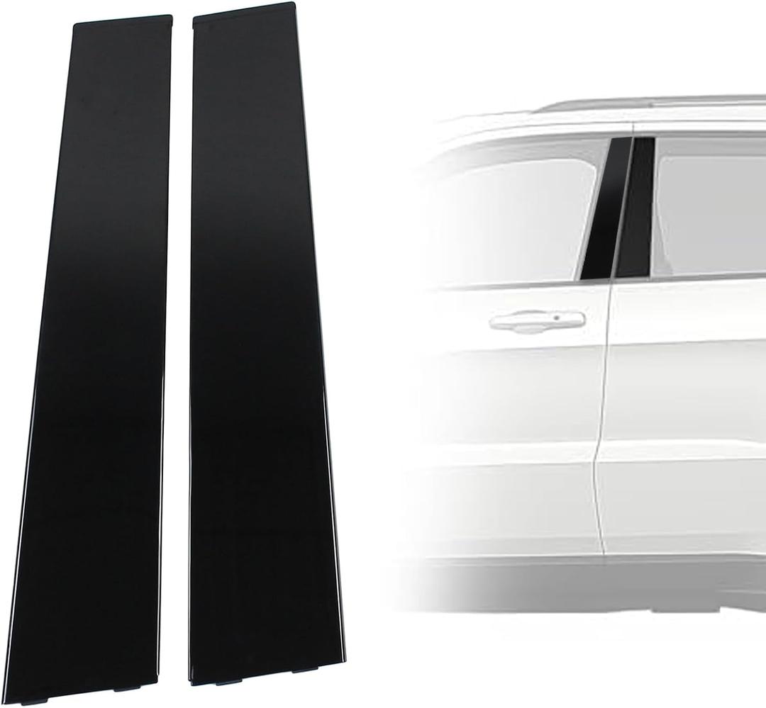 Front and Rear Driver Side B Pillar Molding Trim Cover Applique for Jeep Grand Cherokee 2011-2021, Grand Cherokee WK 2022