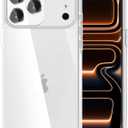 TENOC Phone Case Compatible with iPhone 17 Pro Max, Clear Case Shockproof Protective Bumper Slim Cover for 6.9 Inch