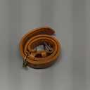 Genuine Leather Dog Collar | Full Grain, Heavy Duty | Comfortable, Padded, Strong | Best for Pups, Small, Medium, Large & XL Breeds, X-Large, Fit Neck Size 22"-26", Tangerine Orange