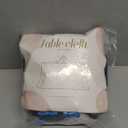 Wish Care 6ft Long Navy Blue Table Skirt for Rectangle Tables Decorations - Wrinkle Resistant Polyester Pleated Table Skirting Desk Skirts for Office Baby Shower Birthday Party Wedding Banquet