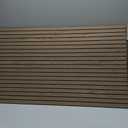 4-Piece Wood Slat Wall Panel for Interior Wall Decor Noise Cancelling 47.2" x 23.6" Peel and Stick Acoustic Decorative 3D Sound Absorbing Wall Paneling, Walnut